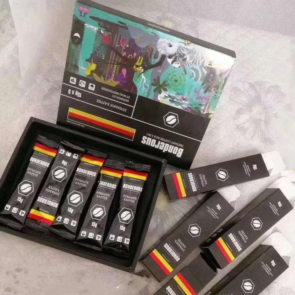 德国木府咖啡德国木府咖啡bonderous木府玛卡小分子肽固体饮料一盒12