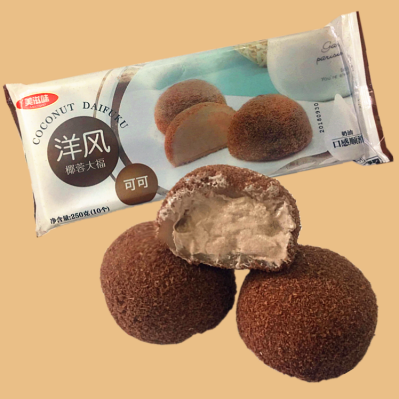 大福雪媚娘糯米团日式甜品点心团子糯米滋白胖子 多种口味 可可味2包