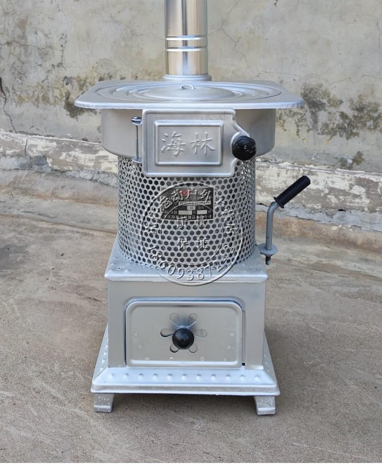 现货速发取暖炉柴火灶气化炉家用农村室内无烟烧柴煤两用炉子节能烤火