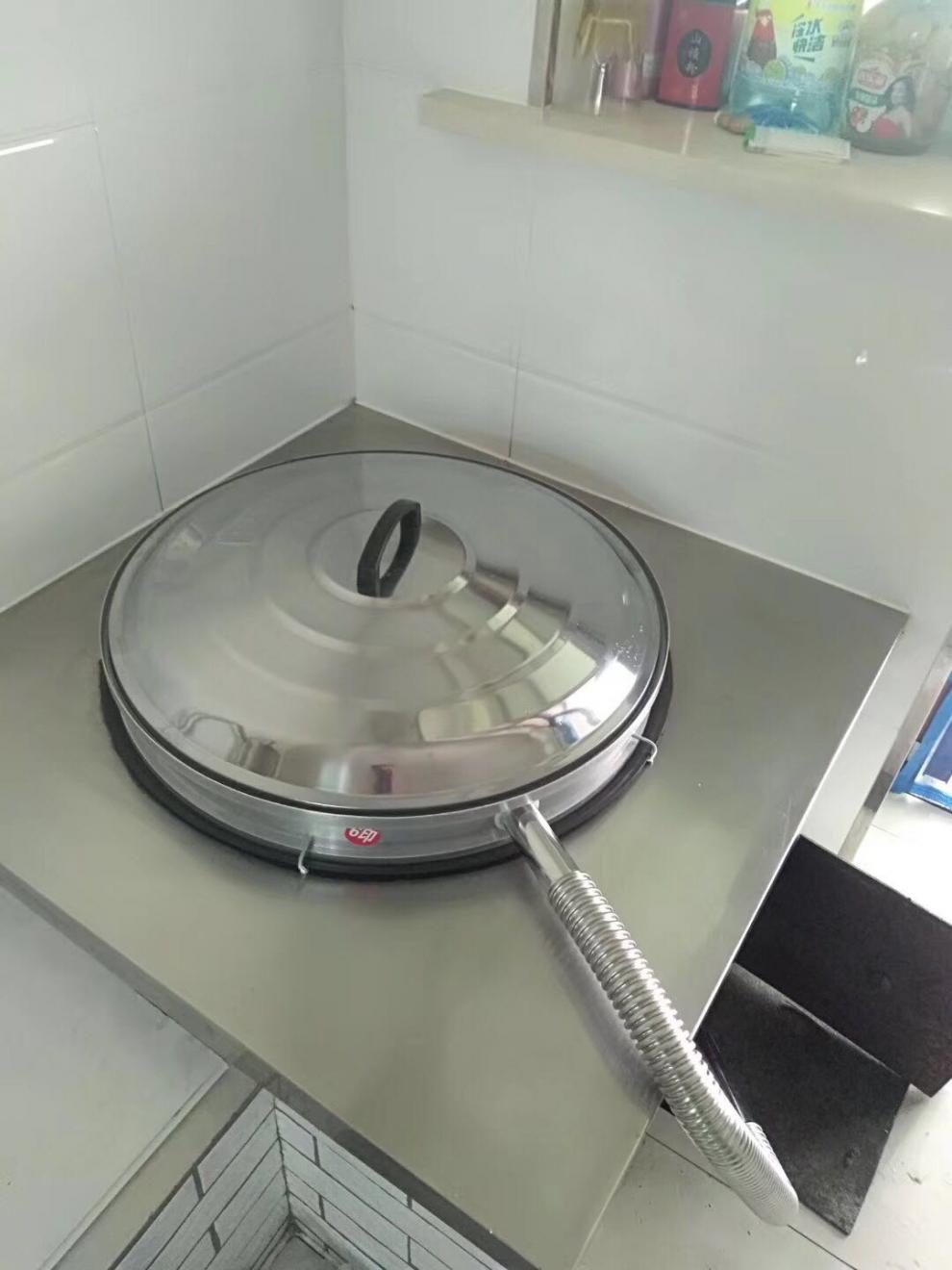 新款无哈气锅盖烧火做饭省水全金属不锈钢材质无蒸汽锅盖6印大锅直径