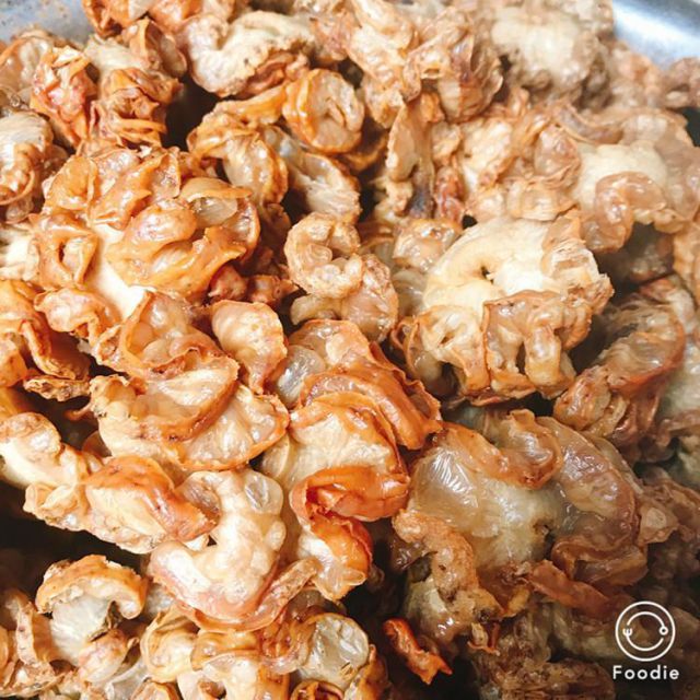 花油渣 油梭子油滋了新鲜花脂渣鸡冠油猪大油现熬酥脆 猪油渣250g 400