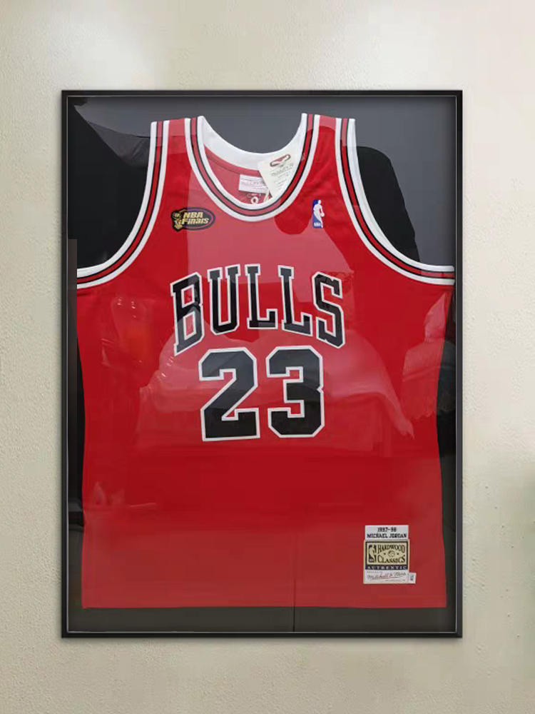 框 铝合金定做球衣相框装裱签名足球蓝球纪念收藏展出衣框加厚球衣框