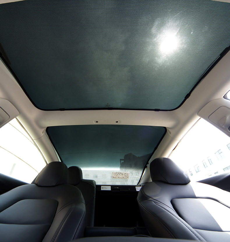 适用于特斯拉model3遮阳帘前后天窗防晒隔热遮阳板车顶棚遮光板挡改装