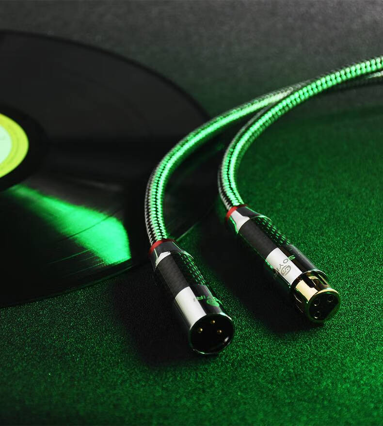 米比士镀银xlr卡侬线 三芯卡农公对母话筒麦克风音频线 直播唛线奥蒂