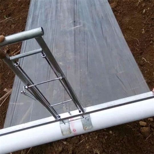 新式地膜覆盖机覆薄膜神器地膜机器手拉式自动盖膜神器可调节农具新