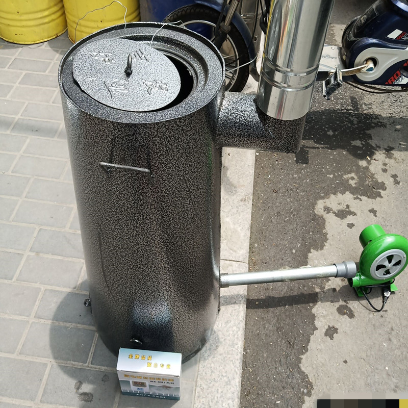 加厚白铁皮炉子烟囱家用取暖炉烟管柴火炉蜂窝煤排烟管烟筒输暖管定制