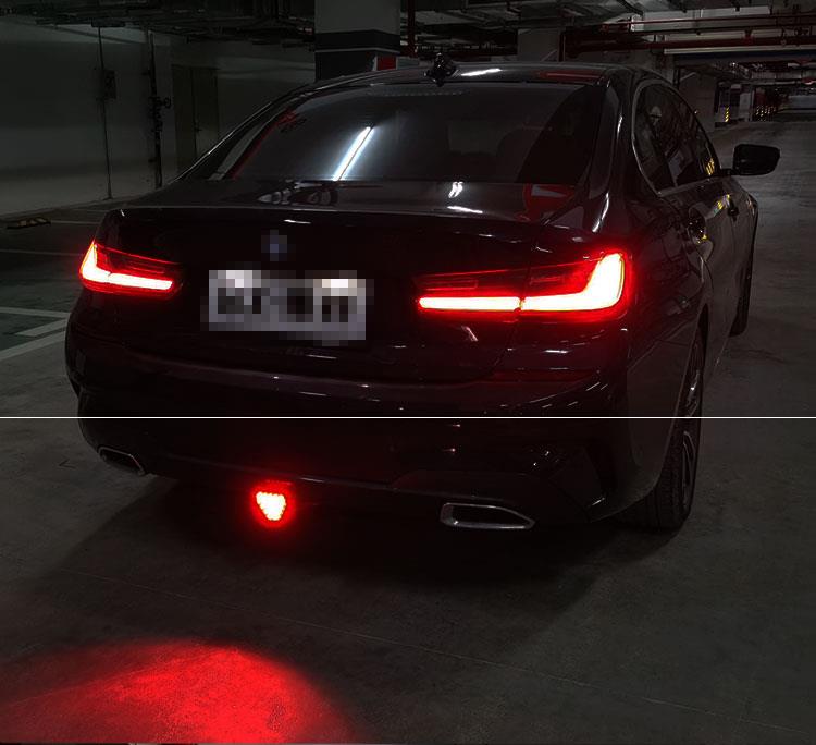 领航灯无损安装汽车led通用车尾灯防追尾改装后唇后杠灯尾刹车警示爆