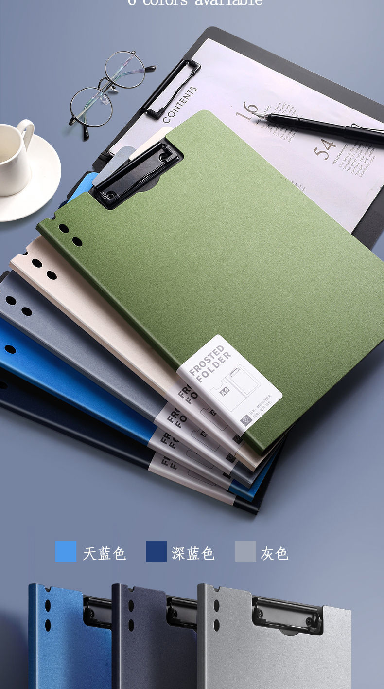 a4文件夹板试卷夹学生用资料收纳书夹子板夹卷子资料册本a3双夹单夹横