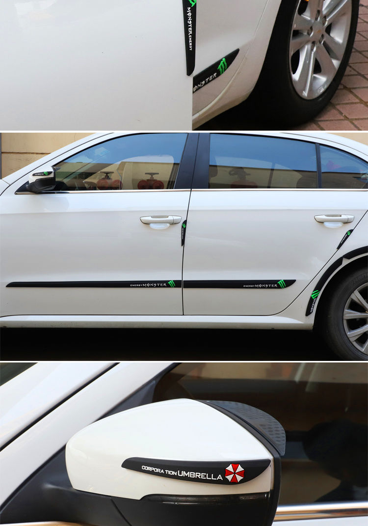 通用车门防撞条后视镜防擦条防刮贴车身防蹭条汽车门边防撞装饰条车门