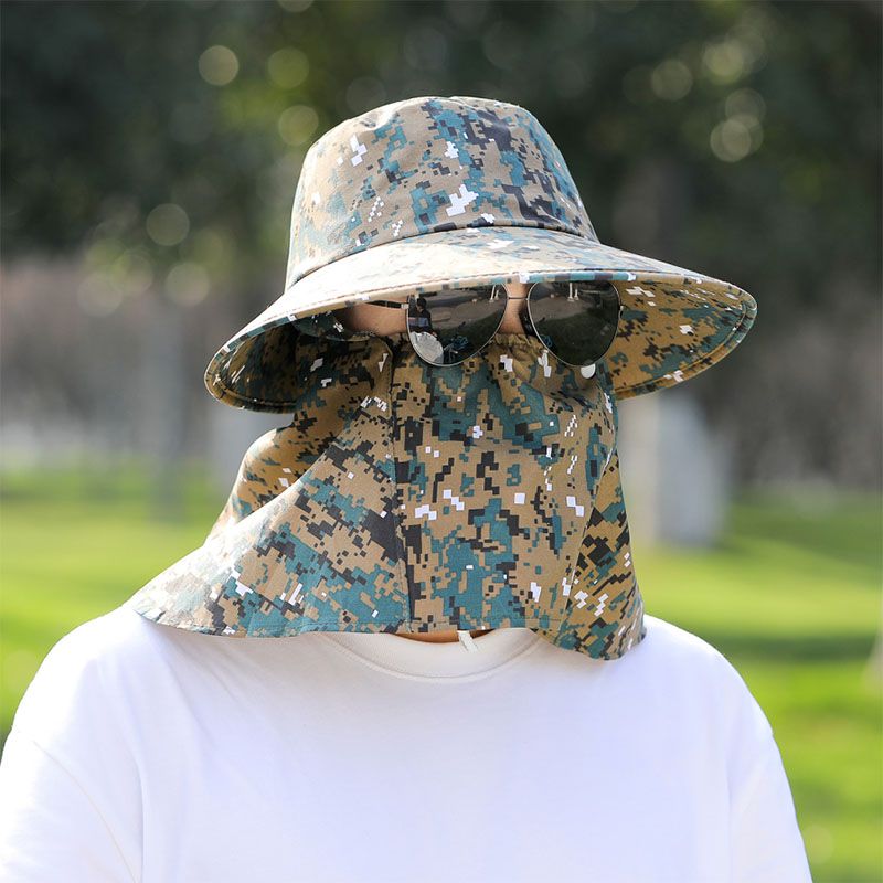 钓鱼防晒帽遮阳帽男百搭凉帽防晒太阳钓鱼帽子女垂钓帽透气夏季遮脸