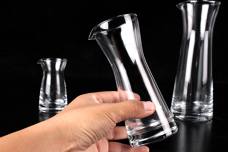 创意水晶玻璃分酒器白酒烈酒杯公分杯分酒壶红酒倒酒器酒壶无把壶