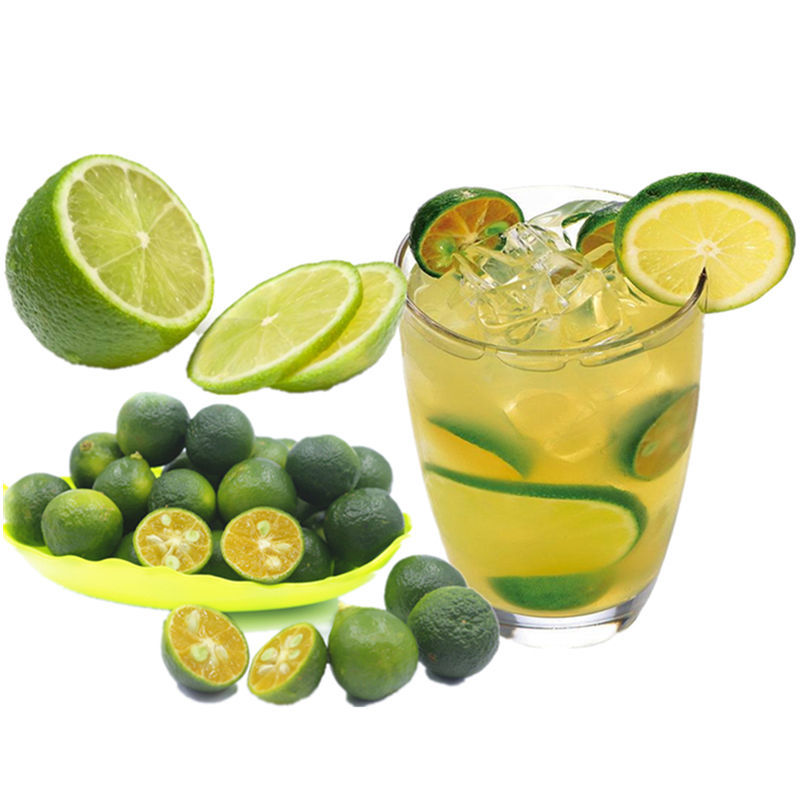 新鲜海南小金桔青柠檬安岳黄柠檬小青金桔有籽无籽超值组合套餐2斤