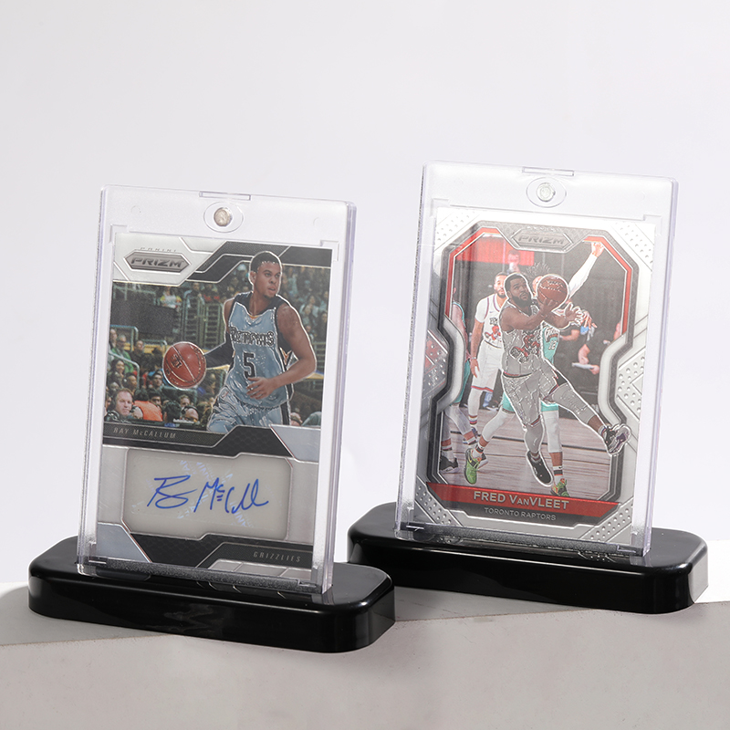 球星卡卡夹卡砖强球星卡强磁35pt收藏卡帕尼尼透明卡夹保护壳篮球卡套