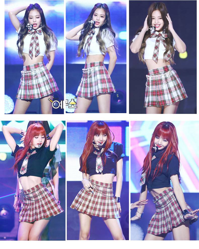 打歌服 爵士舞服装韩国女团blackpink同款套装酒吧领舞ds演出打歌服