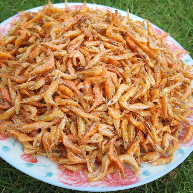 江西淡水小河虾干 虾米 干虾干货农家自晒无盐小虾干 1斤