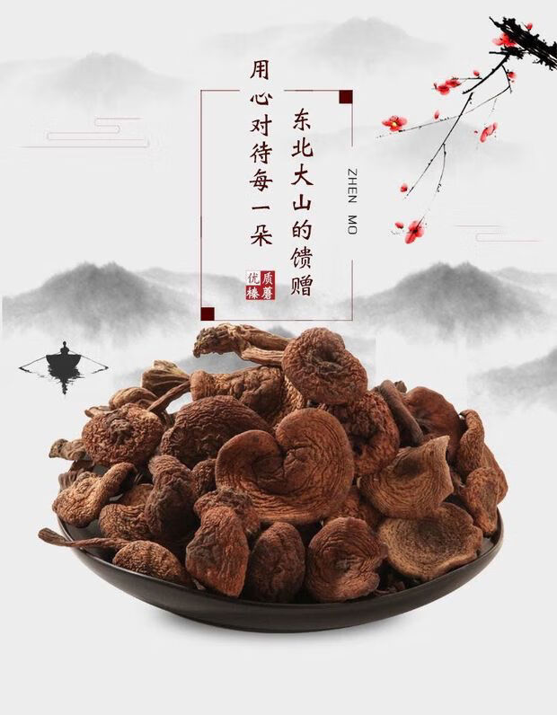 东北特产野生榛蘑新货小鸡炖蘑菇蘑菇丁干货纯正野生食用菌榛蘑 250g