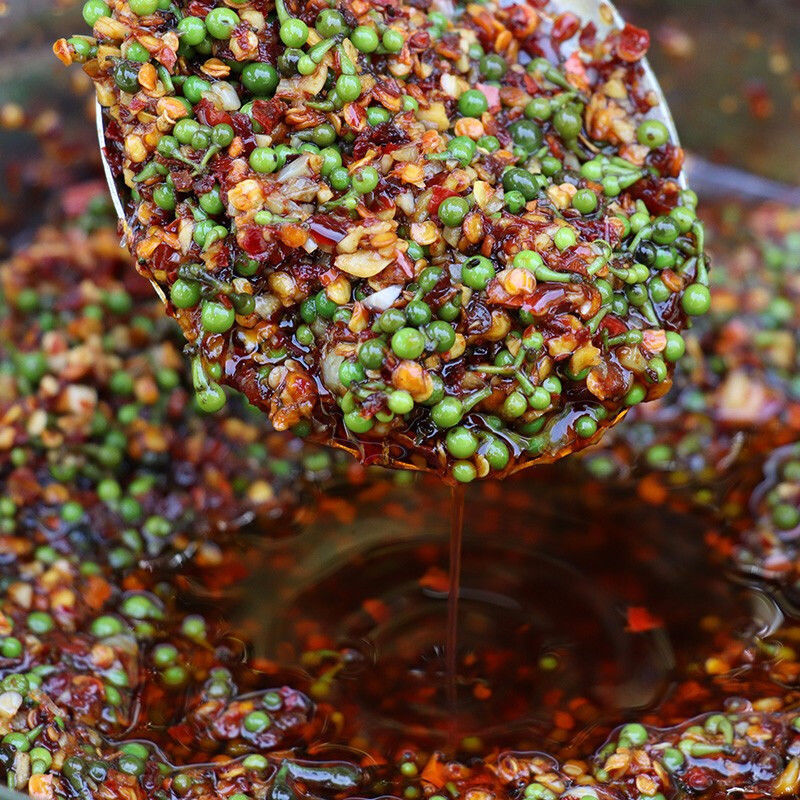 橙伯乐300g湖北恩施土苗特产野山胡椒酱纯野生手工制作山胡椒酱木姜子