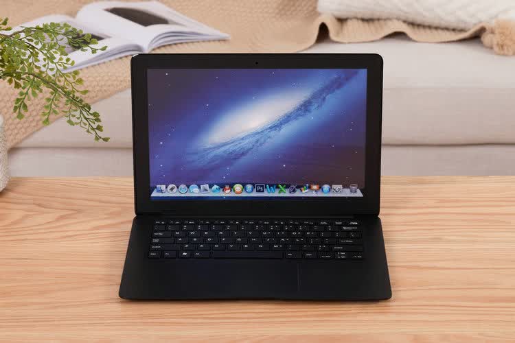 适用于仿苹果款笔记本模型机仿真电脑模型银色彩屏款 黑色黑屏款