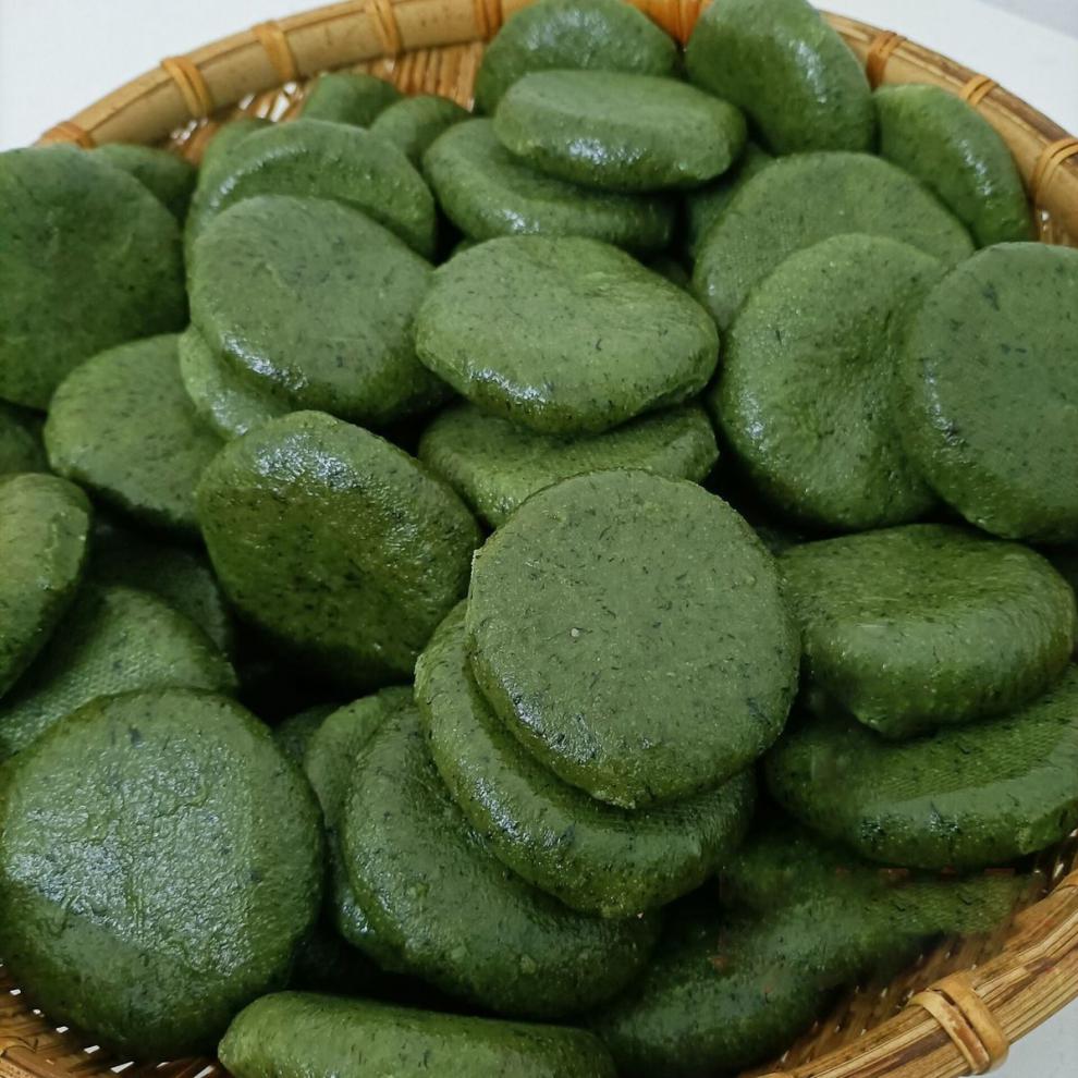 艾草糍粑纯糯米糍粑青团艾叶年糕贵州传统美食特产农家手工非无糖艾草