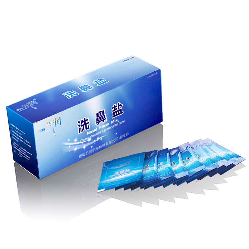 欣兰润洗鼻盐鼻腔清洗盐成人儿童鼻腔清洁洗鼻器专用45g可搭配过敏性