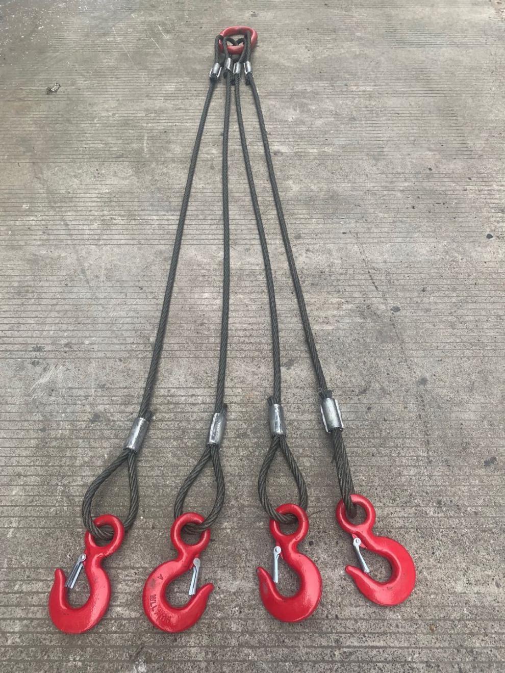 手工编头双扣插编钢丝绳起重吊装钢丝绳吊具索具吊索钢丝绳吊起重 10