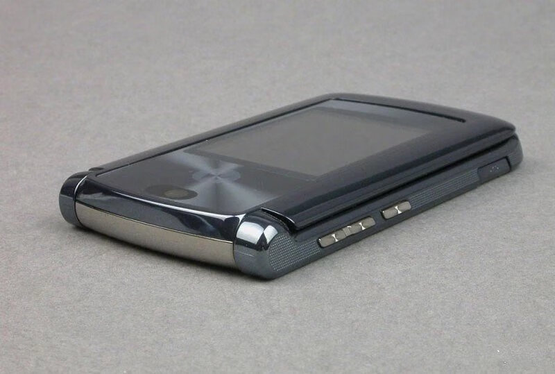 motorola/摩托罗拉v89老款经典翻盖三网通备用学生按键 v9玫瑰金