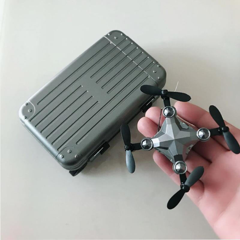 迷你无人机 航拍高清 行李箱可折叠式 超长续航遥控 飞机成人儿童玩具