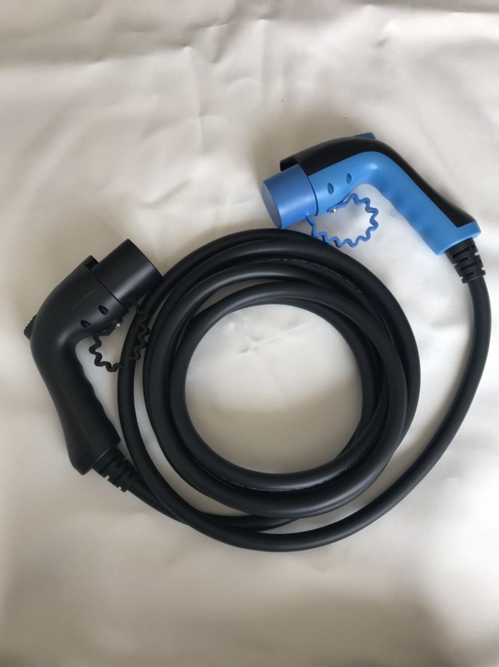 新能源充电枪7kw充电桩连接线通用所有国标车型用于无枪电桩32a五米双