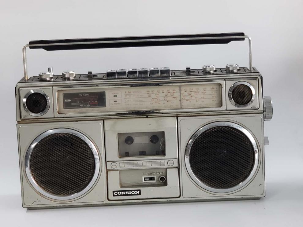 适用老式录音机老式 80年代录音机磁带卡带机播放机收录机怀旧 深灰色