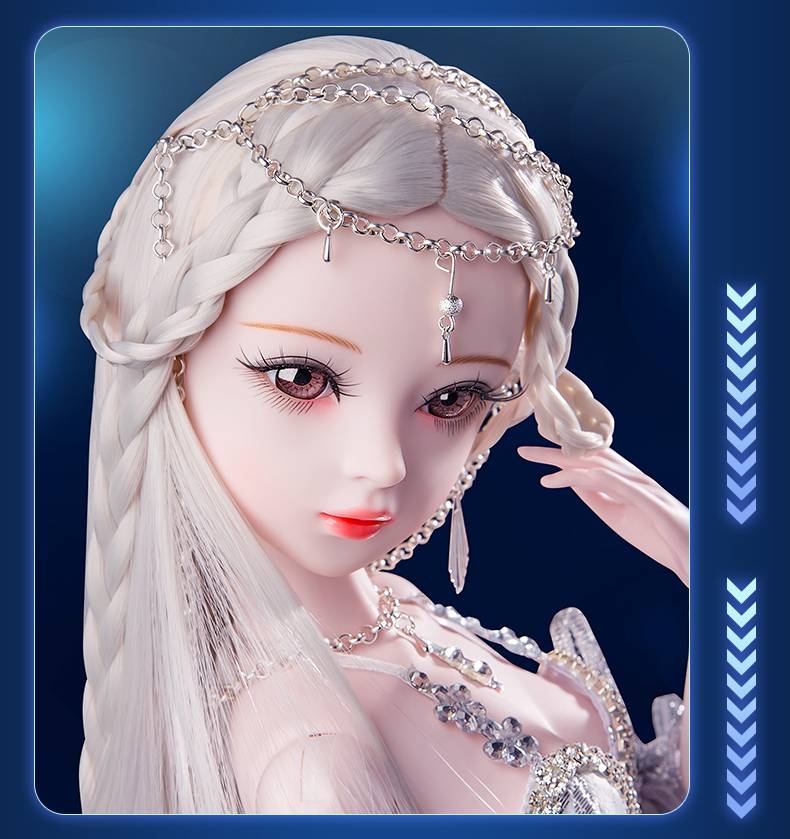 娃之恋60厘米12巴比古装风号公主娃娃玩具女孩 手绘妆 射手座(星座款)