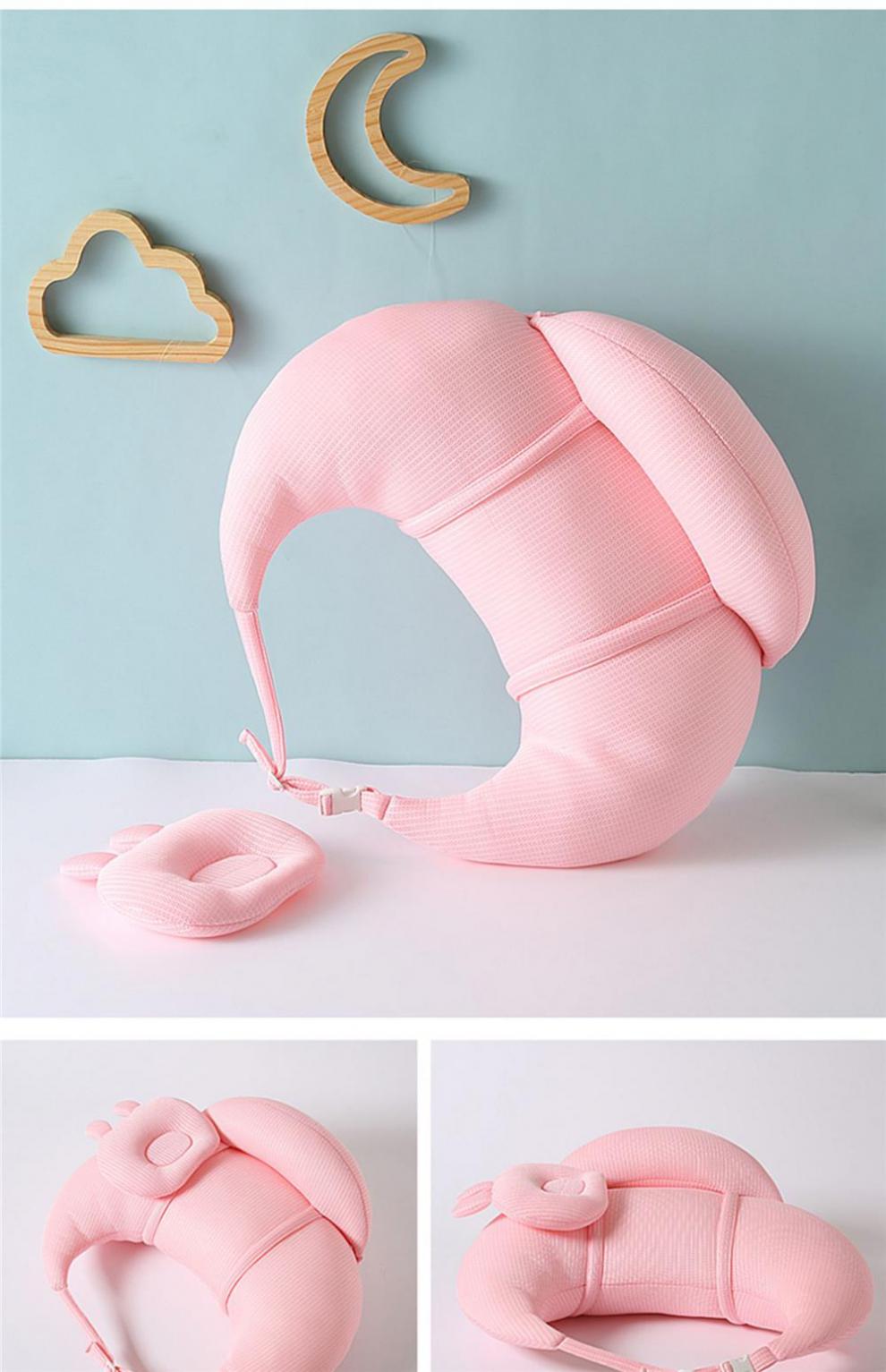 婴儿吃奶靠枕喂奶枕垫环抱式哺乳枕婴儿坐着吃奶神器多功能宝宝靠枕