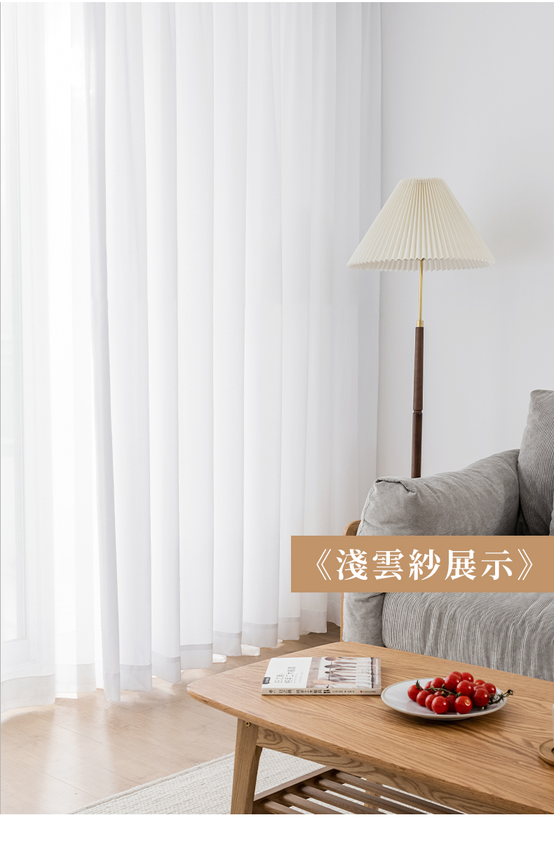 日本隔热防晒窗纱白纱窗帘纱帘透光不透人客厅卧室日式白色镜面纱浅云