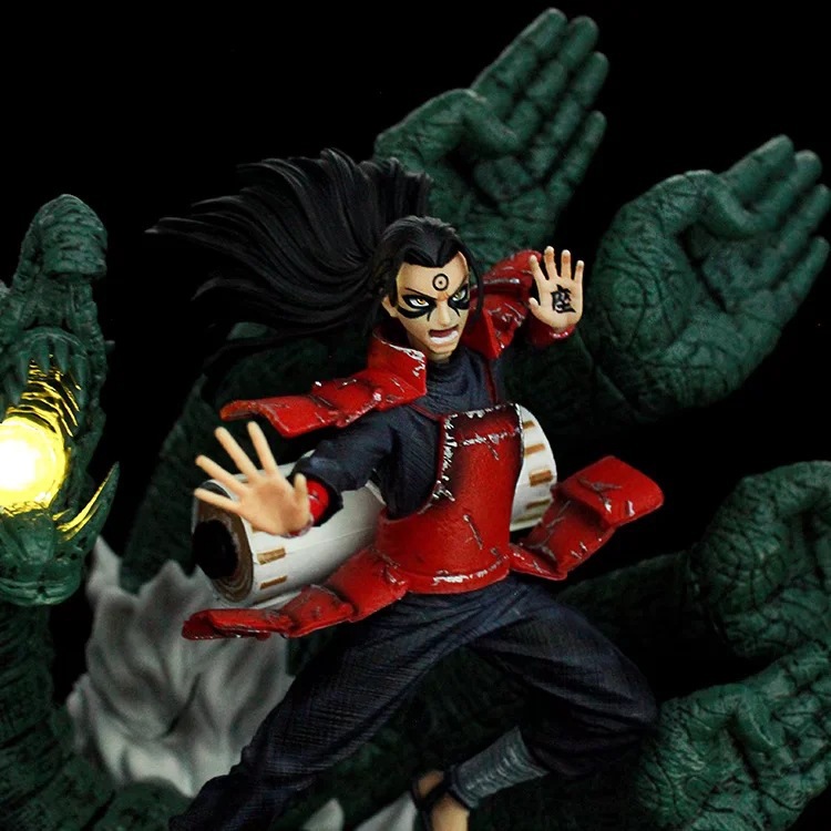 火影忍者 一代目火影cs千手柱间 可发光场景盒装摆件模型 千手柱间版