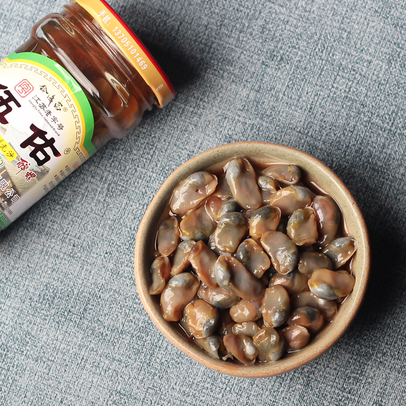 盐城特产伍佑醉螺礼盒280g4瓶伍佑昌泥螺无沙醉泥螺