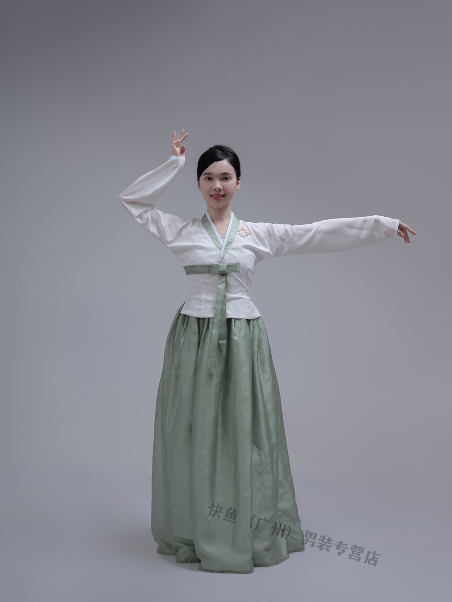 朝鲜族服装女定制少数民族服装舞蹈服定制成人艺考练功裙朝鲜跳舞套装