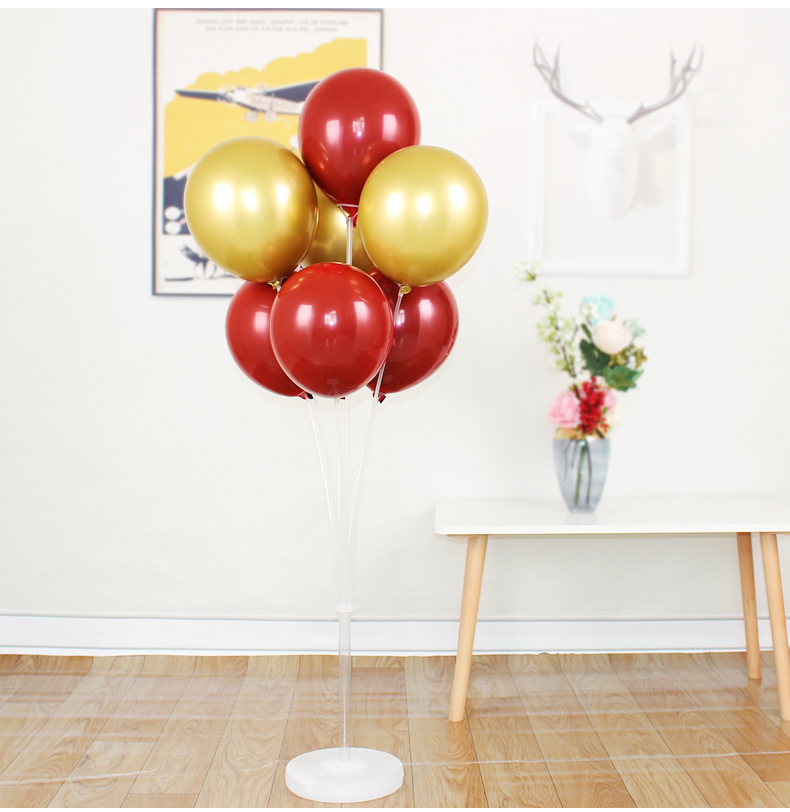 开业生日装饰派对汽球支架路引立柱地飘活动布置 气球桌飘(不含气球)