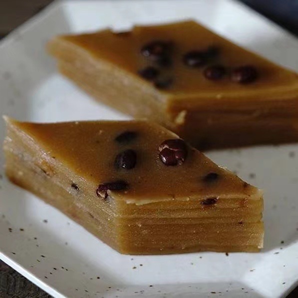 浙江衢州特产千层糕传统农家手工七层糕点心特色美食儿童小吃早餐芦荟