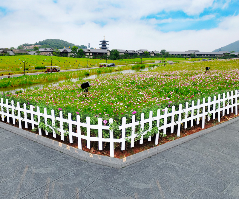 泰西丝花园草坪防腐木栏杆护栏围栏栅栏小篱笆院子装饰庭院隔断户外