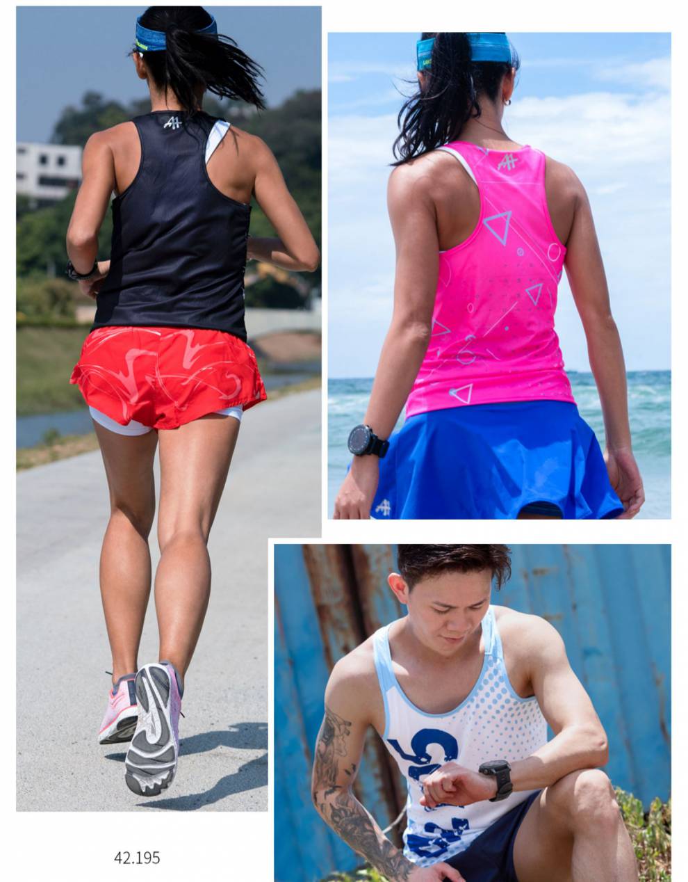 马拉松竞速背心aaglamour越野马拉松跑步健身轻薄速干竞速运动工字