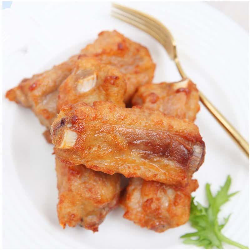 810根蒜香排骨仔排肋排酒店特色菜食材半成品油炸香酥排骨蒜香骨