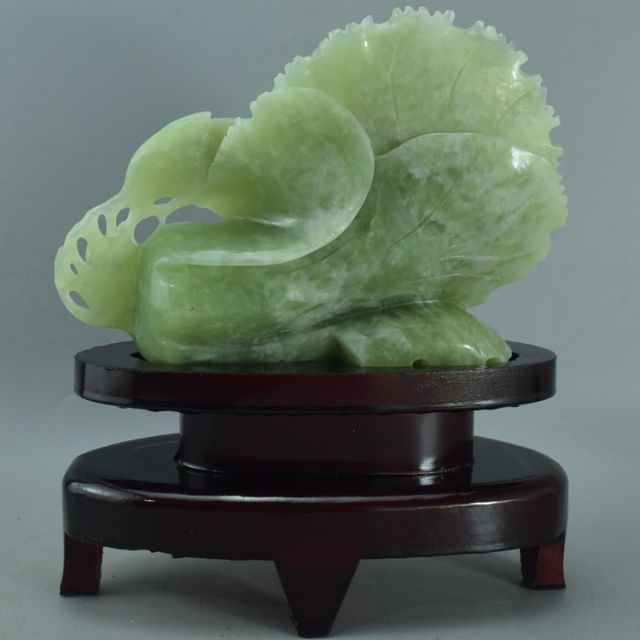 岫玉摆件天然辽宁岫岩玉石摆件岫玉精品白菜摆件玉米摆件玉石摆件1号【图片价格品牌评论】-京东