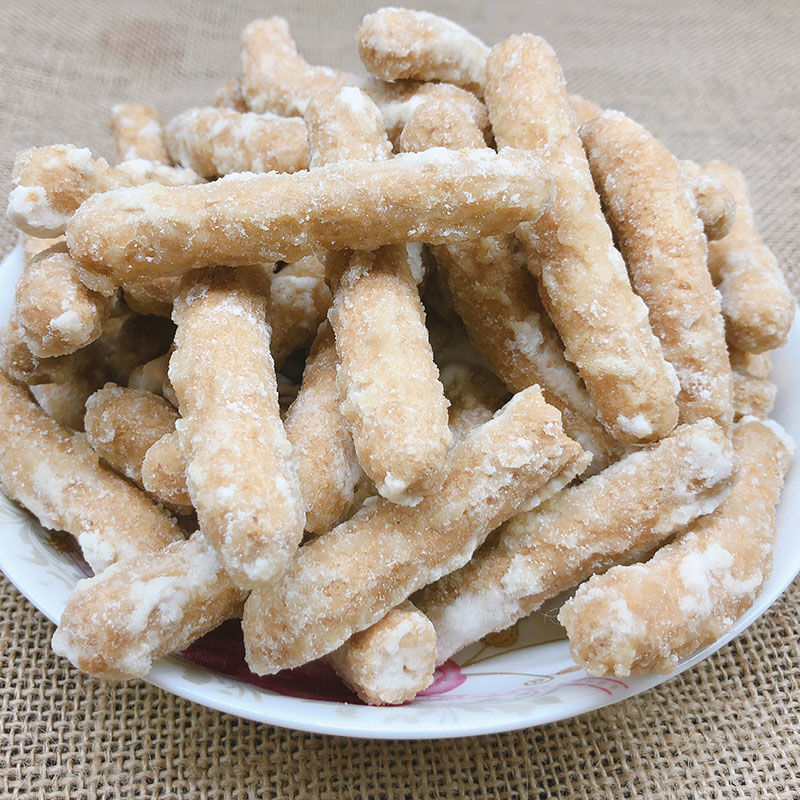 儿时怀旧味道兰花根传统糕点零食老式花根零食 2斤【图片 价格 品牌