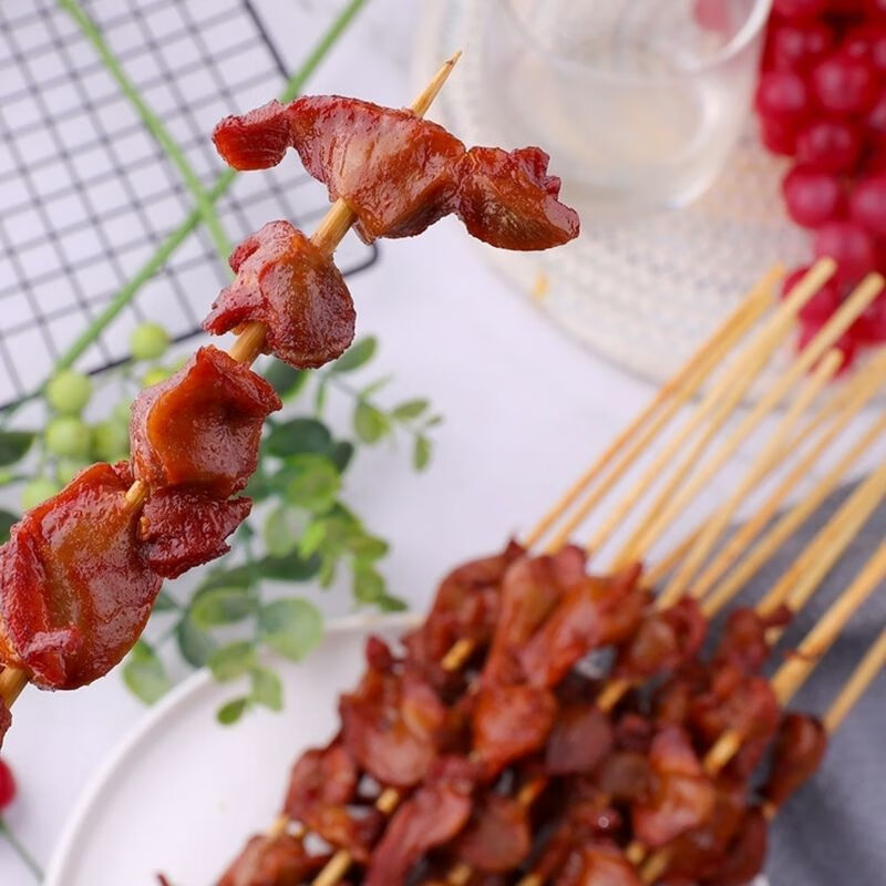 烧烤串鸡胗串1820串包户外烧烤串串香食材冷冻品400g鸭胗串1袋鸡胗串1