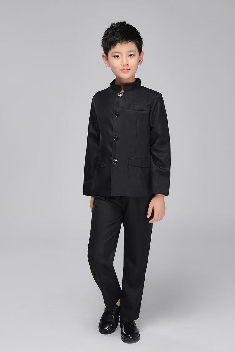 梵雅奥奈 儿童民国服装五四青年装中山装学生合唱表演服少年中国说