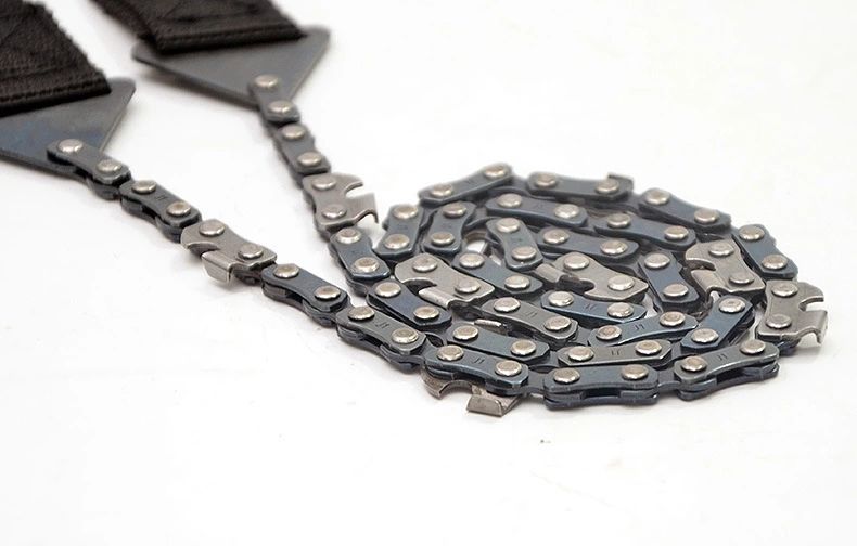 线锯户外线锯便携式锯子折叠锰钢手拉链锯链条线锯野营露营求生工具