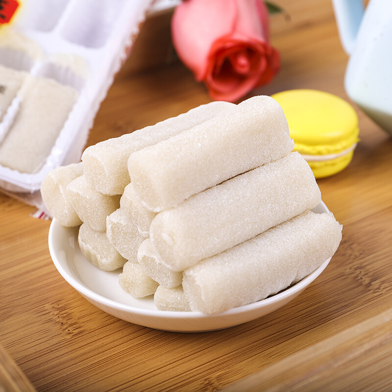 香蕉糕即食美食糯米软糕点小吃软软糯糯粘糕手工广东梅州客家特产 黑