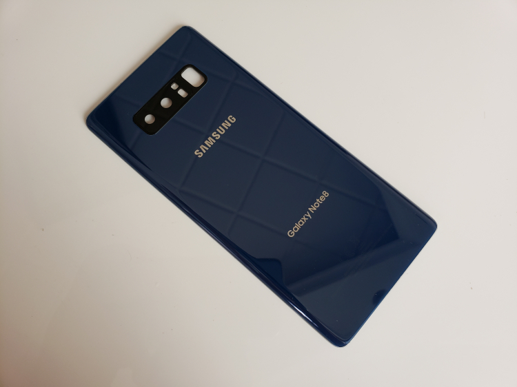 蕴沐磐三星note8后盖note9后盖00玻璃美版n8港版n9后壳 note8星河蓝