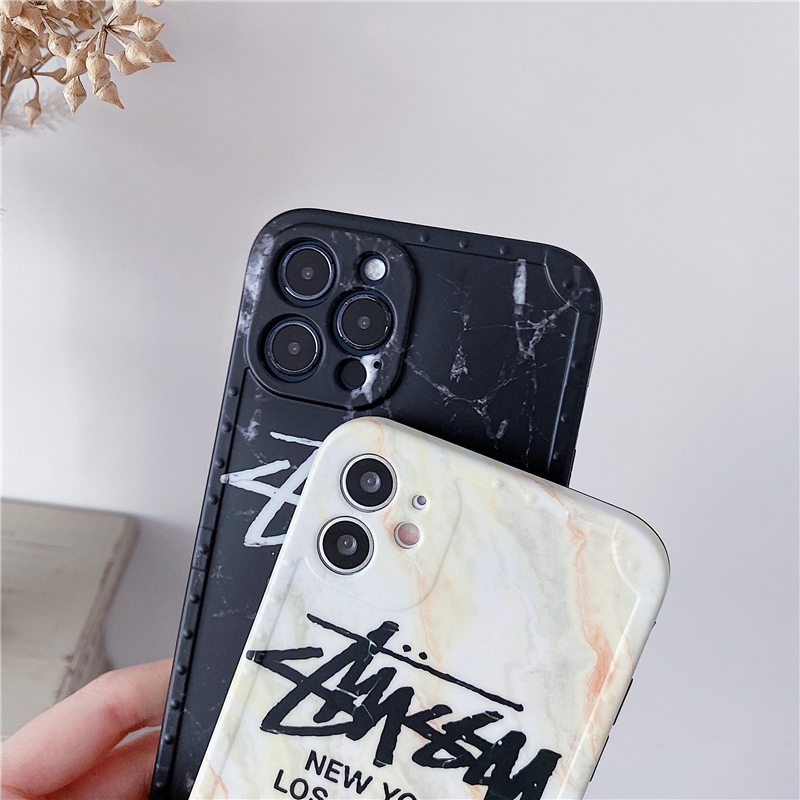 夏途 潮牌斯图西苹果11手机壳78plus适用xs max保护壳iphone12情侣