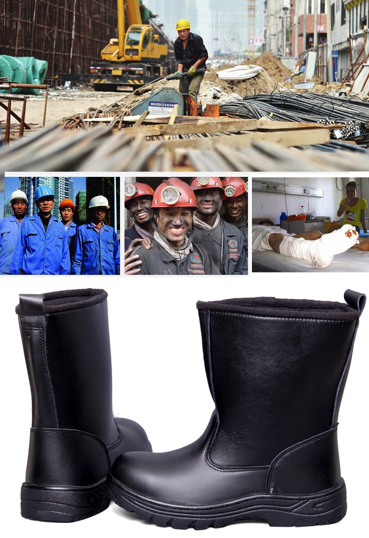 时尚新款鞋靴可开票中石油工人油田专用大庆油田劳保鞋工作靴工作鞋