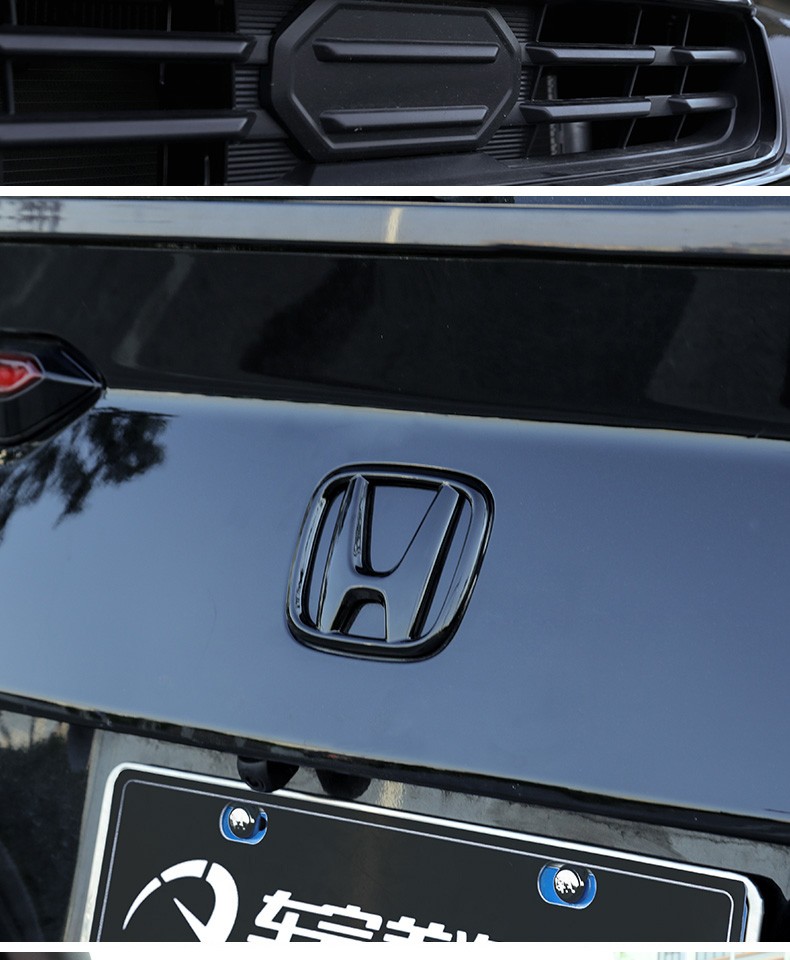本田皓影crv车标改装 17-21款crv专用前后方向盘标本田标志装饰贴
